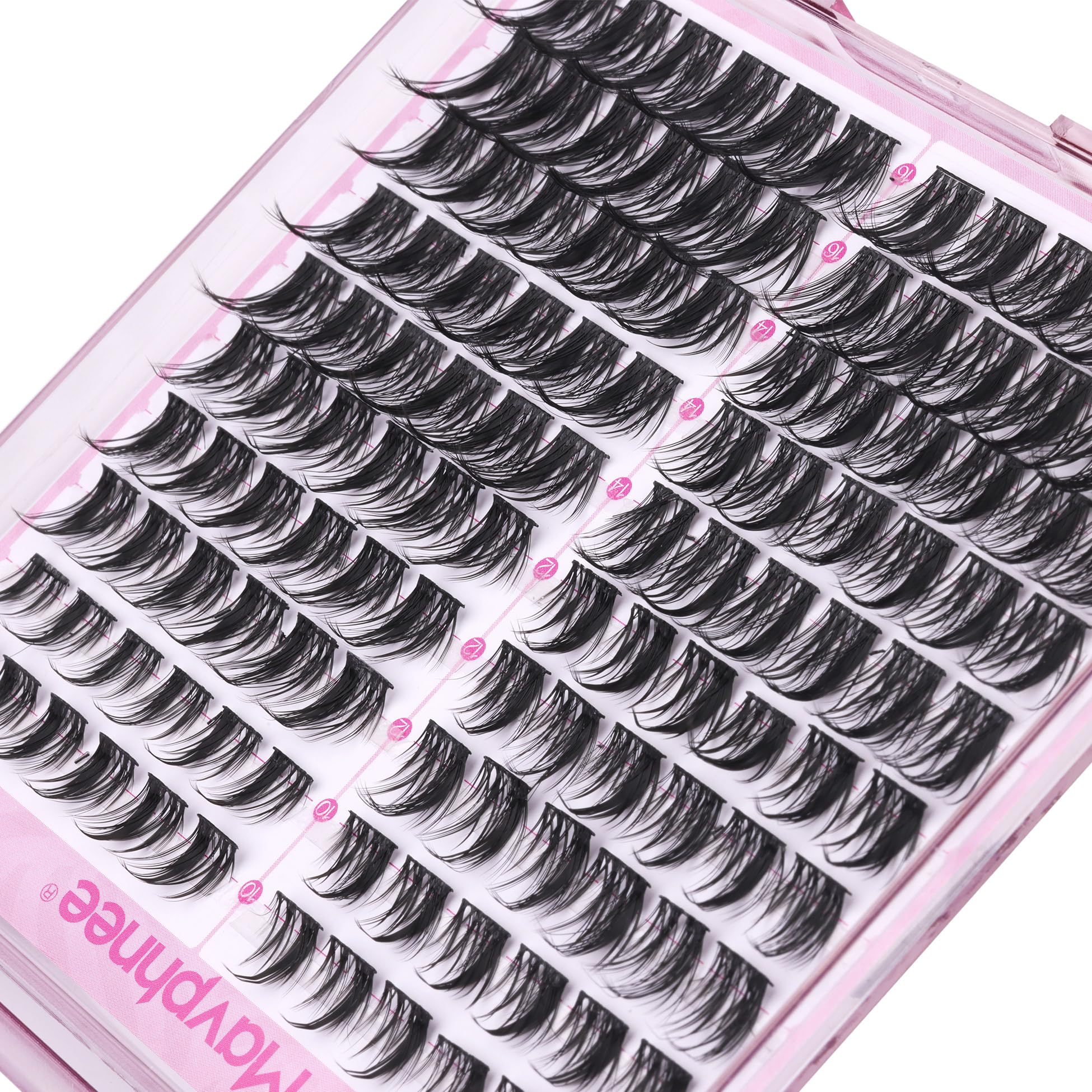 Mavphnee patented side spiky design enhances eye contours.