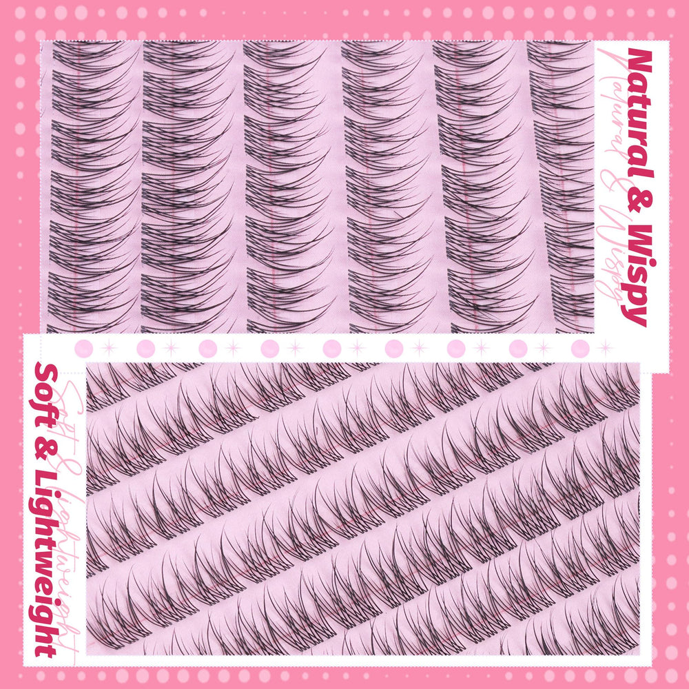 Mavphnee ultra-thin clear band blends with lash line.