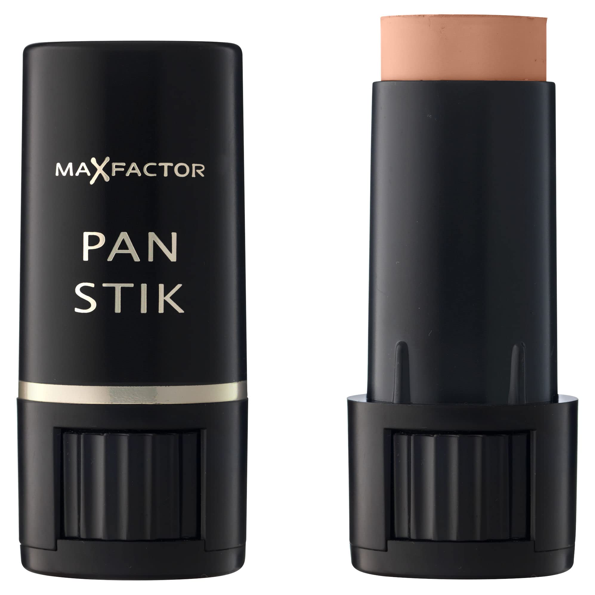 Max Factor Pan Stik Foundation Deep Olive 60 compact for smooth, buildable coverage.