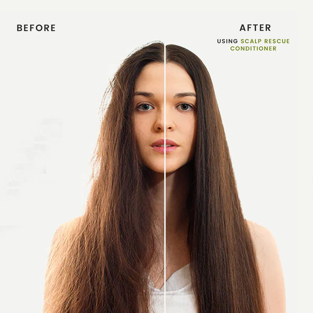 Max Green Alchemy MGA vegan hair conditioner curl definition shot shows bouncy, manageable hair
