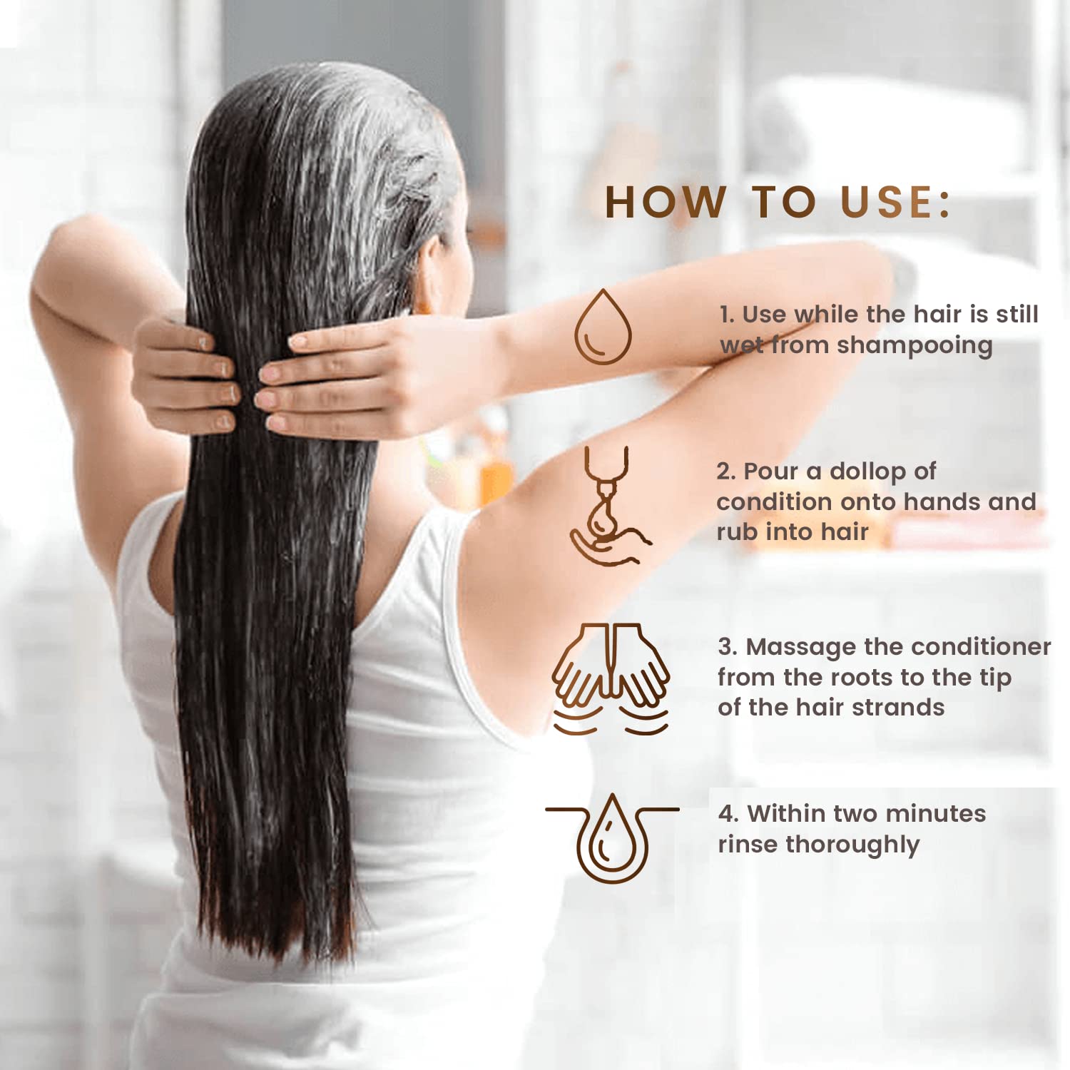 Max Green Alchemy MGA vegan hair conditioner tea tree botanicals close-up suggests scalp comfort and natural care