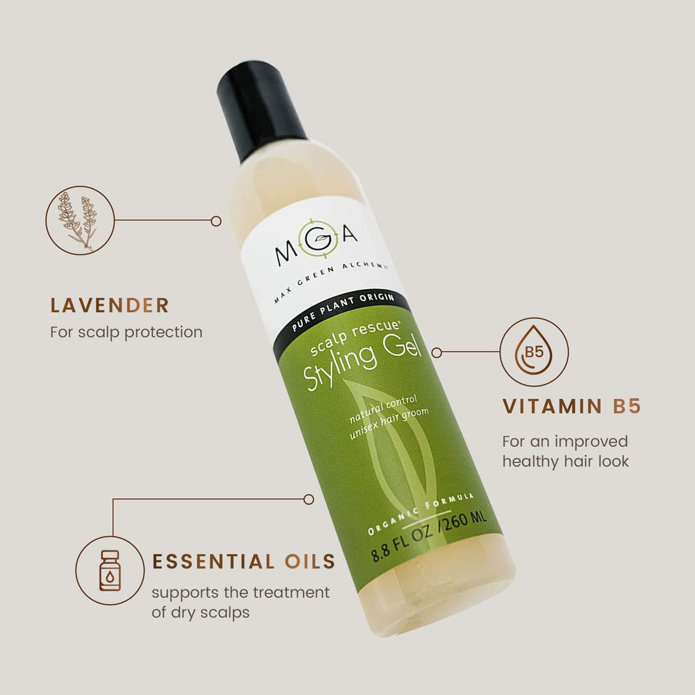 Max Green Alchemy humidity-shield action demonstrates frizz resistance without crunch