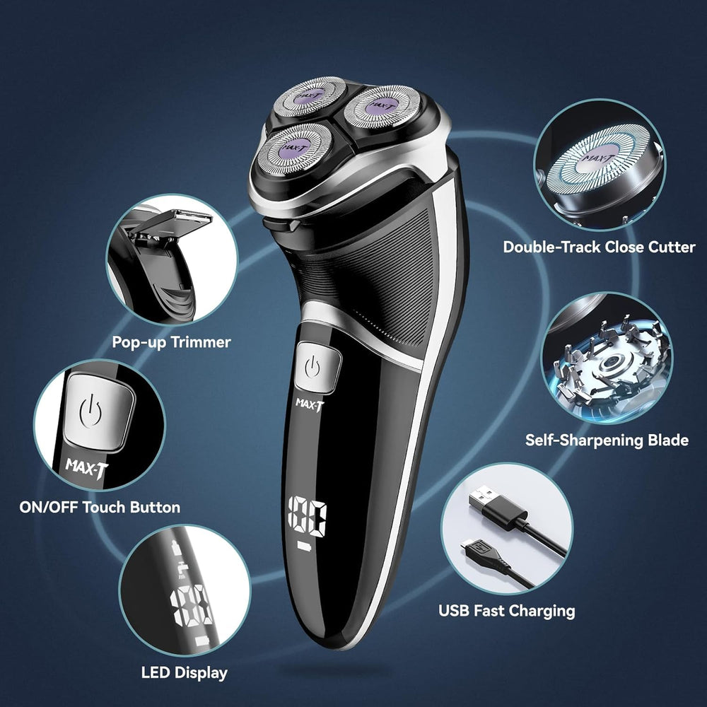 MAX-T product-angle shot emphasizes modern design and comfortable grip.