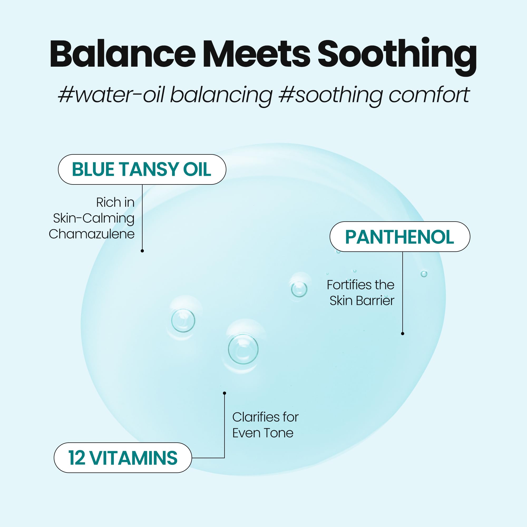MAXCLINIC Blue Tansy Oil to Foam botanical surfactants lift impurities gently.