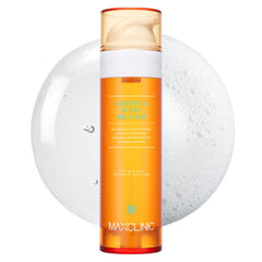 MAXCLINIC Calendula Biome Oil to Foam bottle setup showing all-in-one cleanser for makeup removal