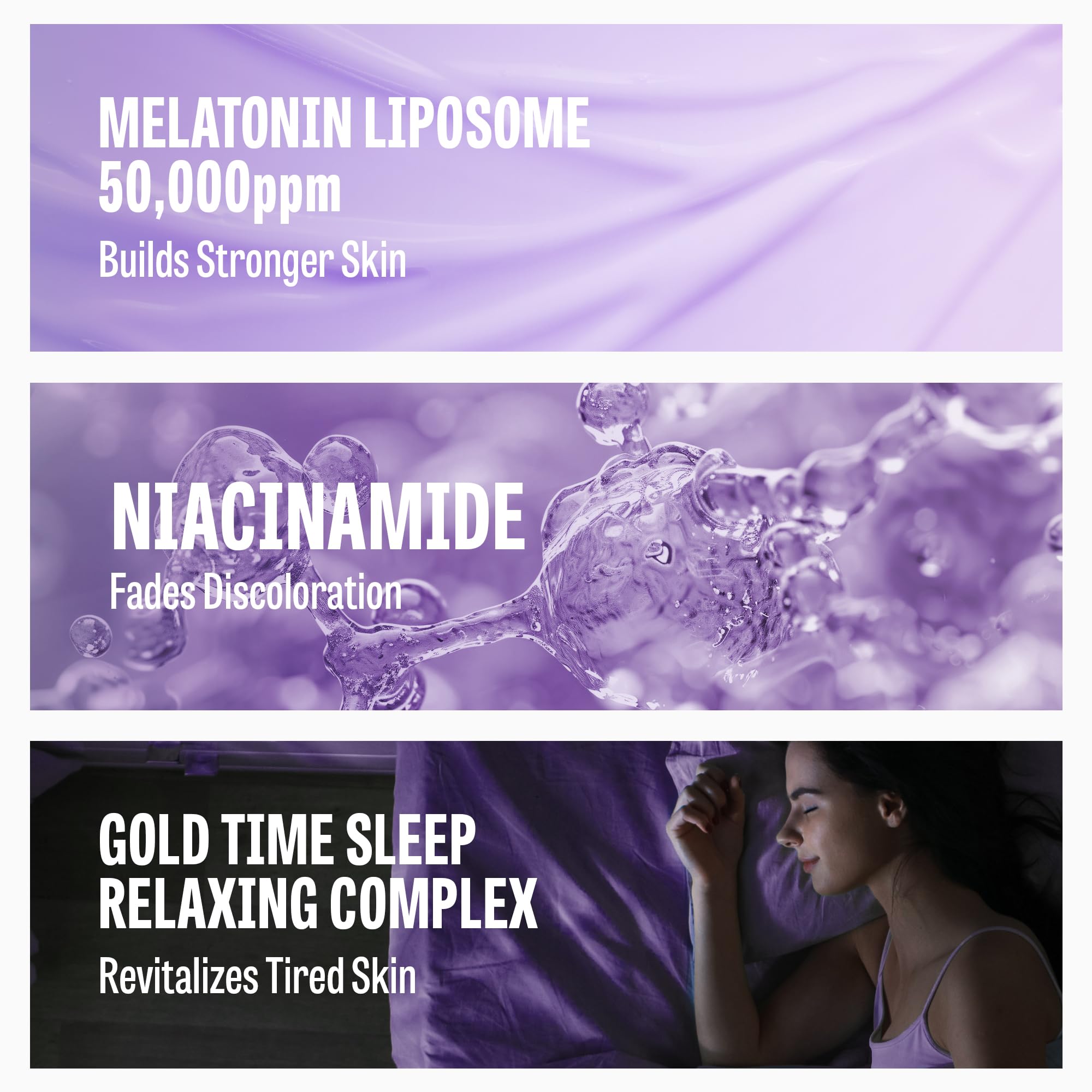 MAXCLINIC Time Return Melatonin Cream application massage demonstrating soothing ritual