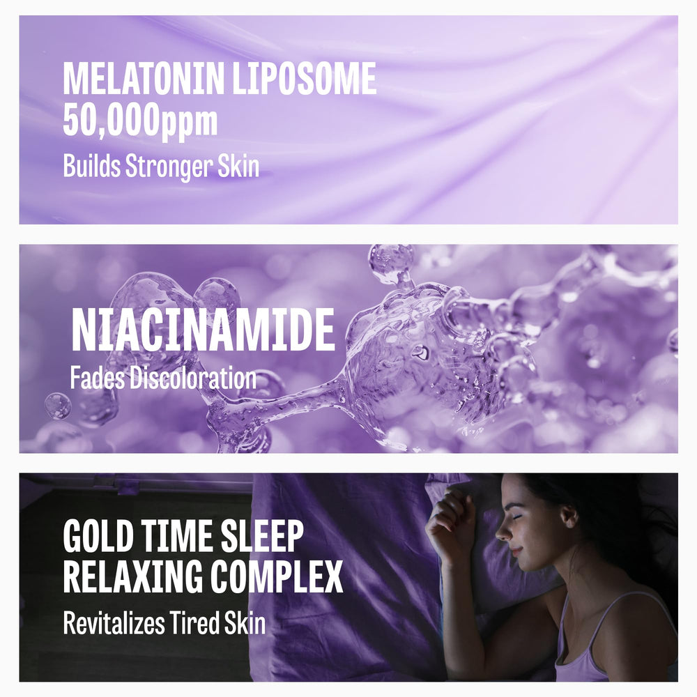MAXCLINIC Time Return Melatonin Cream application massage demonstrating soothing ritual