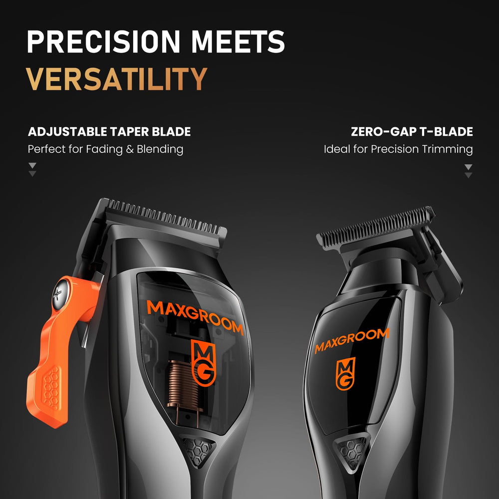 MAXGROOM cordless runtime up to 100 minutes for multiple cuts
