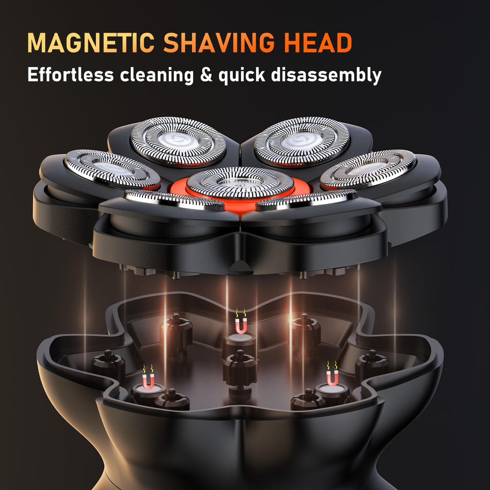MAXGROOM dual-speed settings provide gentle or powerful shaves for all hair types.