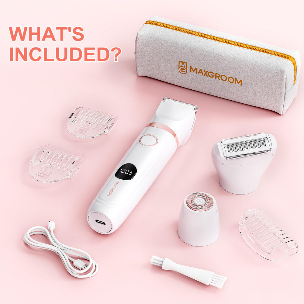 MAXGROOM rose-gold-gift-set showcases stylish, gift-ready grooming for her.