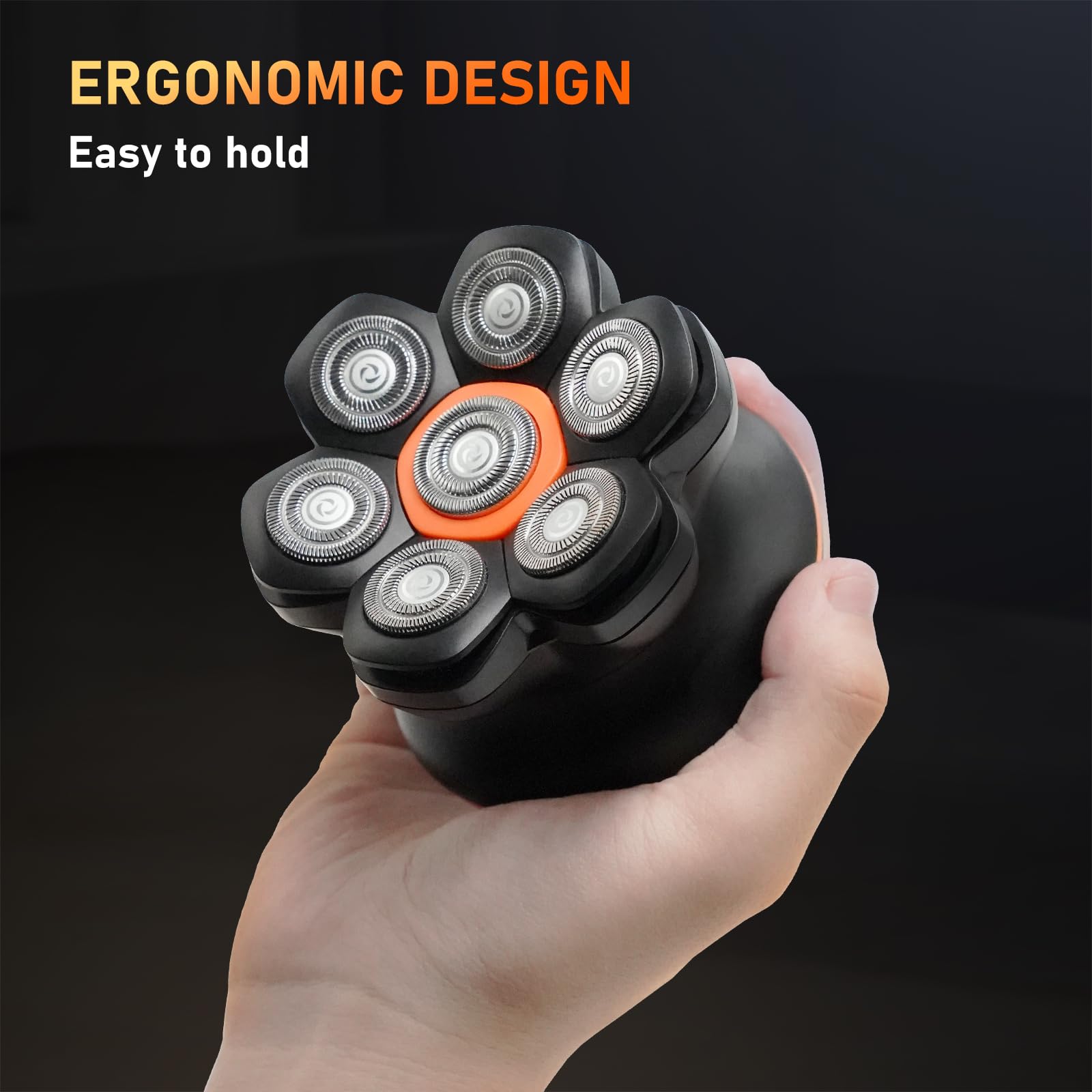 MAXGROOM wet-dry-use design supports shaving in the shower or on dry skin.