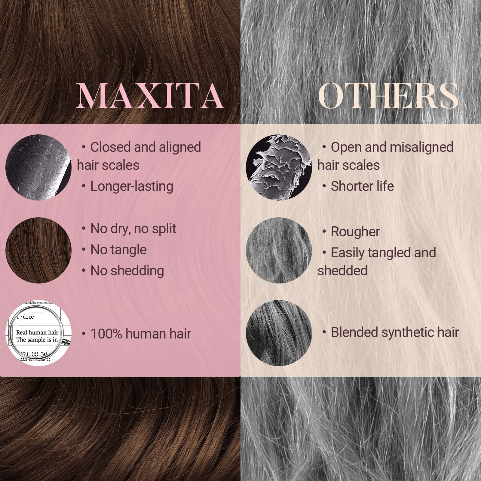 maxita hair clip-in wefts provide a seamless, comfortable fit with flat construction