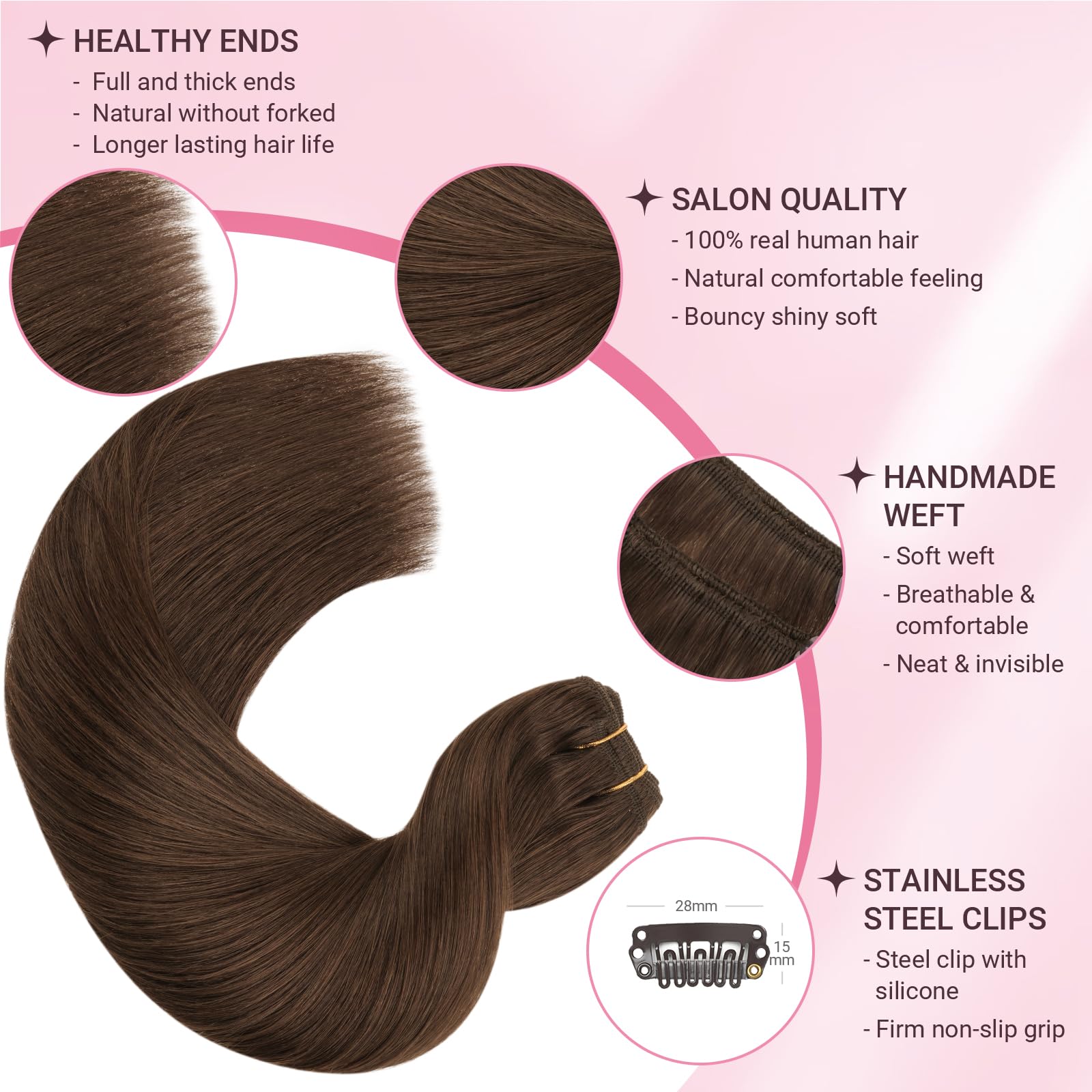 maxita u-shaped clips with silicone pads prevent slipping for confident all-day wear