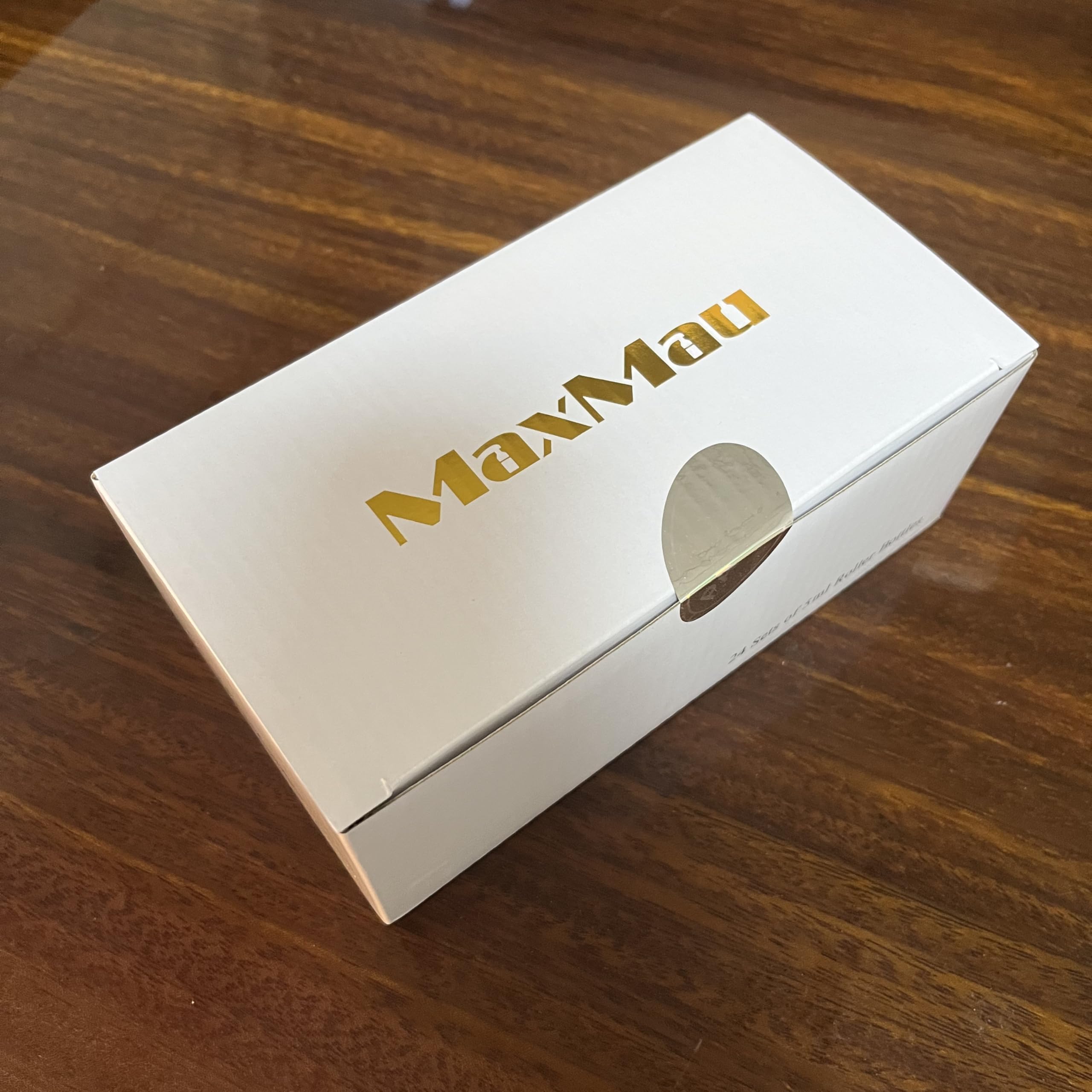 MaxMau travel kit bottles with dropper and funnel