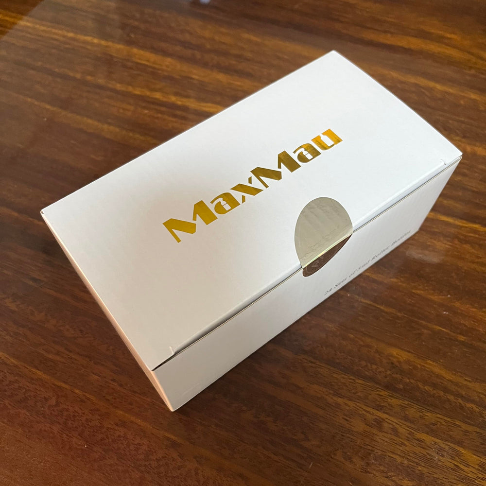 MaxMau travel kit bottles with dropper and funnel