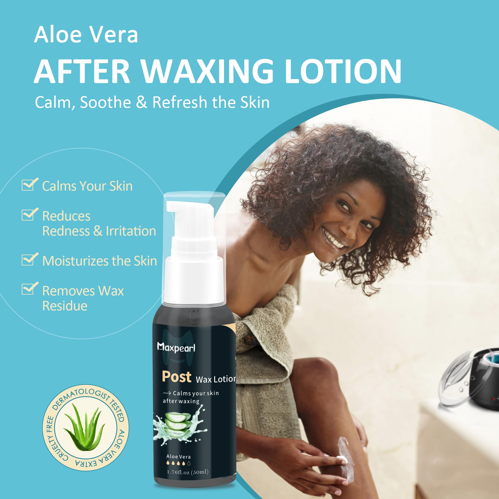 Maxpearl nose wax sticks simplify nose hair waxing with clean removal.