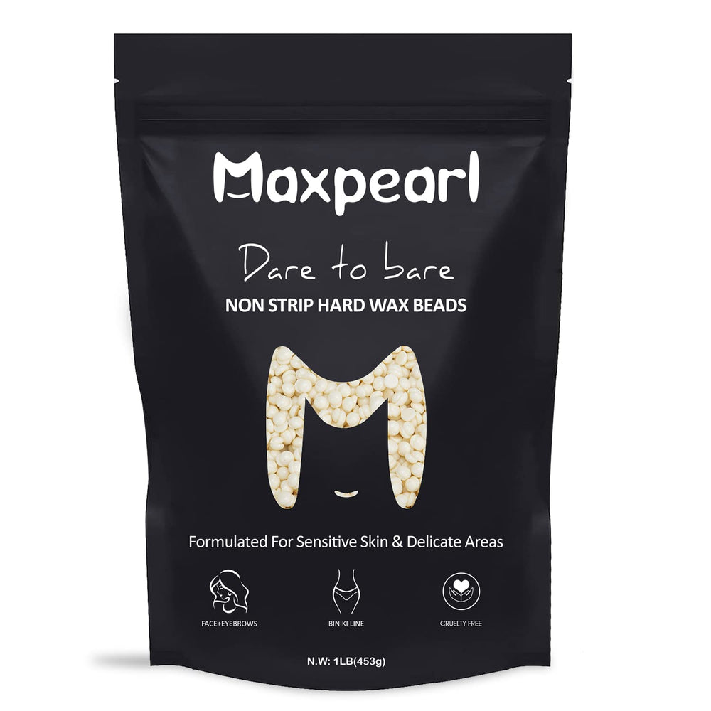 Maxpearl wax beads creamy film blend for gentle facial hair removal