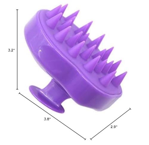 Maxsoft purple packaging for hair scalp massager