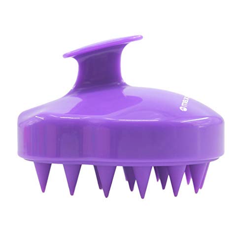 Maxsoft scalp massage bristles closeup show soft silicone for gentle cleansing