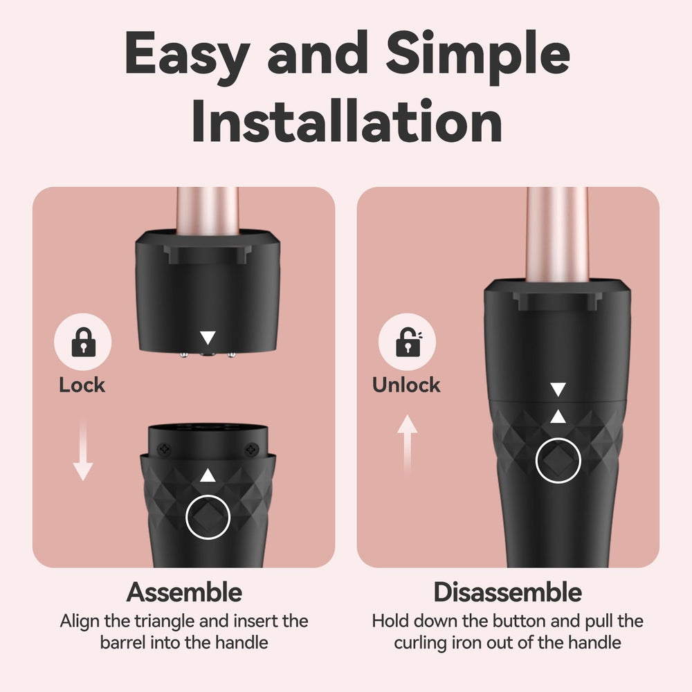 MAX-T 30-second heat-up feature for quick morning styling.