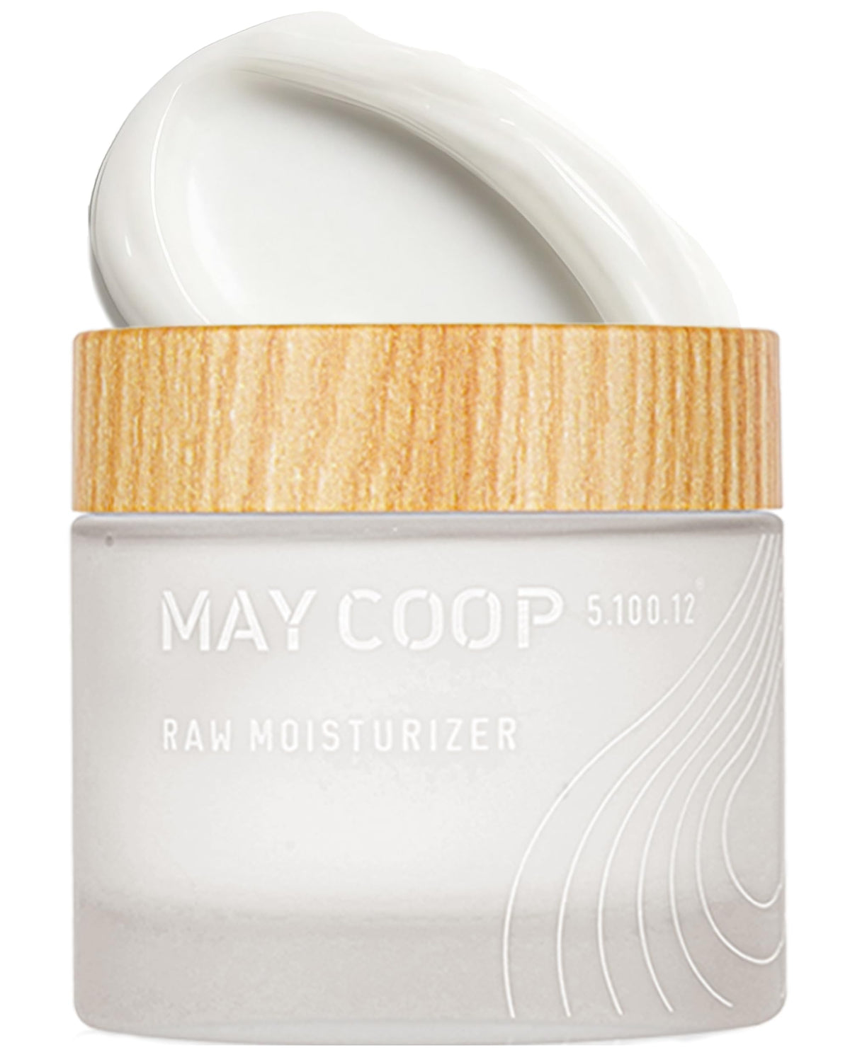 MAY COOP Raw Moisturizer bottle for daily hydration.