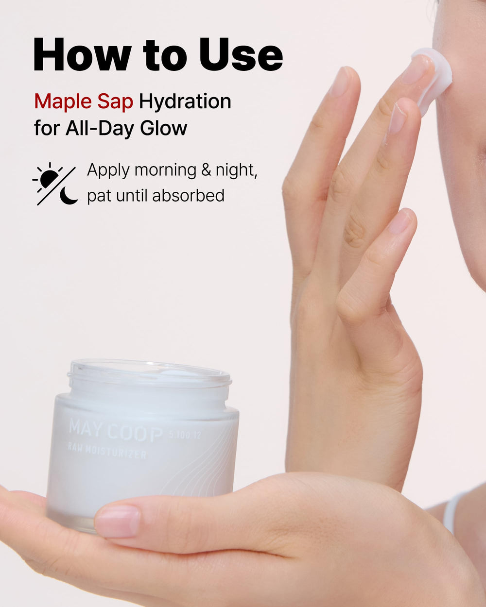 MAY COOP vegan clean beauty packaging highlights eco-conscious skincare.