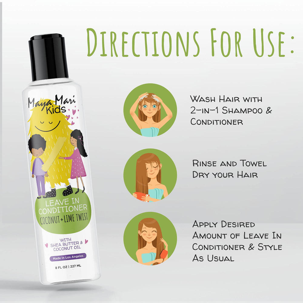 MAYA MARI coconut oil presence hints at nourishing shine and scalp comfort