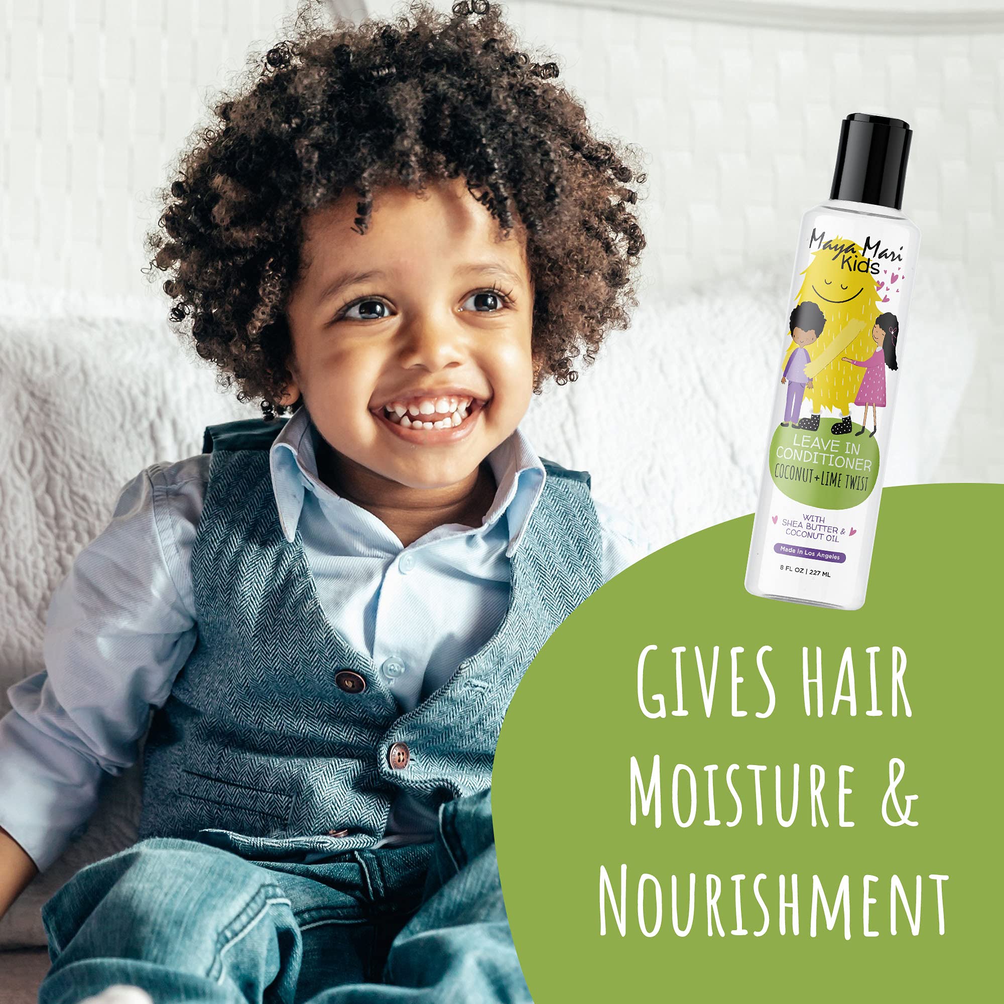 MAYA MARI soft curls after use show shine and manageability