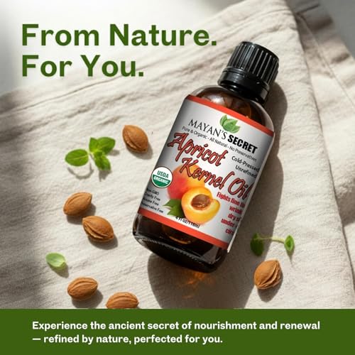 Mayans Secret emphasizes 100% pure organic cold-pressed apricot kernel oil