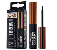 Maybelline Brow Tattoo light brown bottle showing long-lasting tint for daily wear