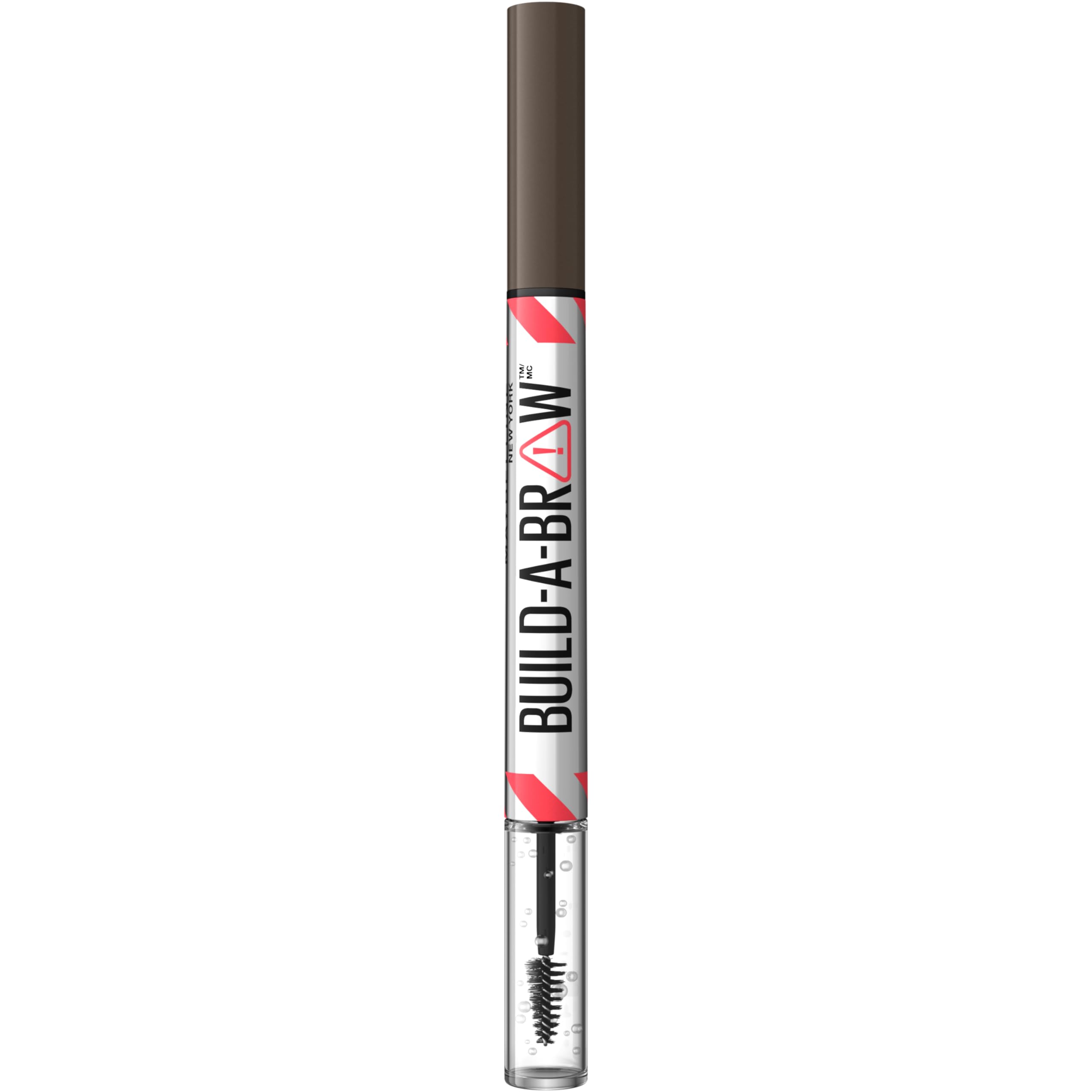 Maybelline Build-A-Brow Black Brown shade swatch for brow match