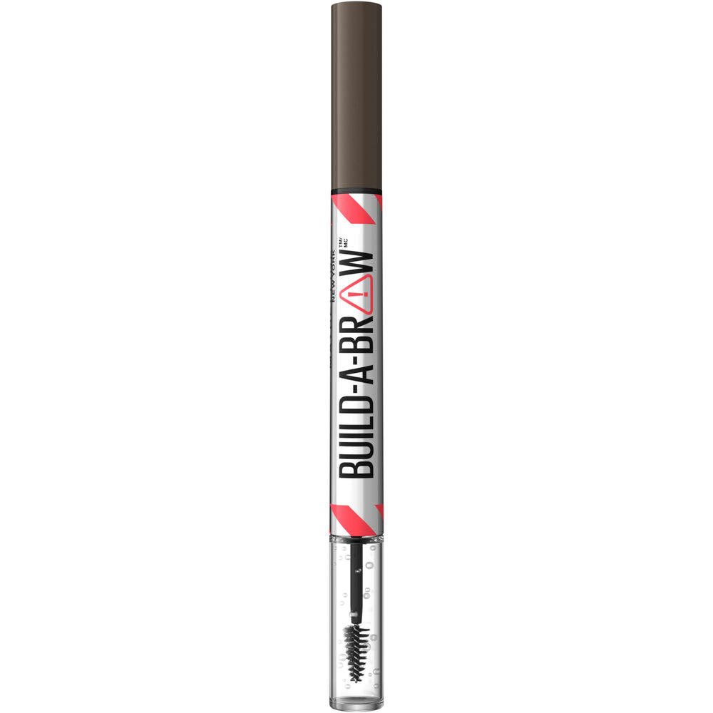 Maybelline Build-A-Brow Black Brown shade swatch for brow match