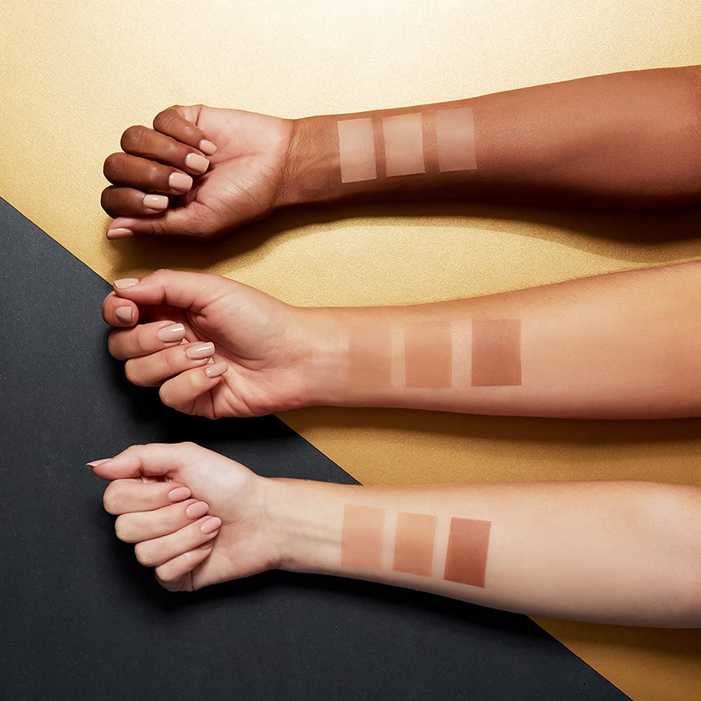 Maybelline City Bronzer all-over bronze look demonstrates versatile makeup styles.