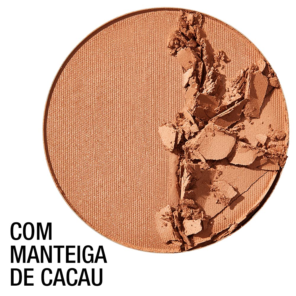 Maybelline City Bronzer cheekbone contour demonstration defines angles with natural depth.