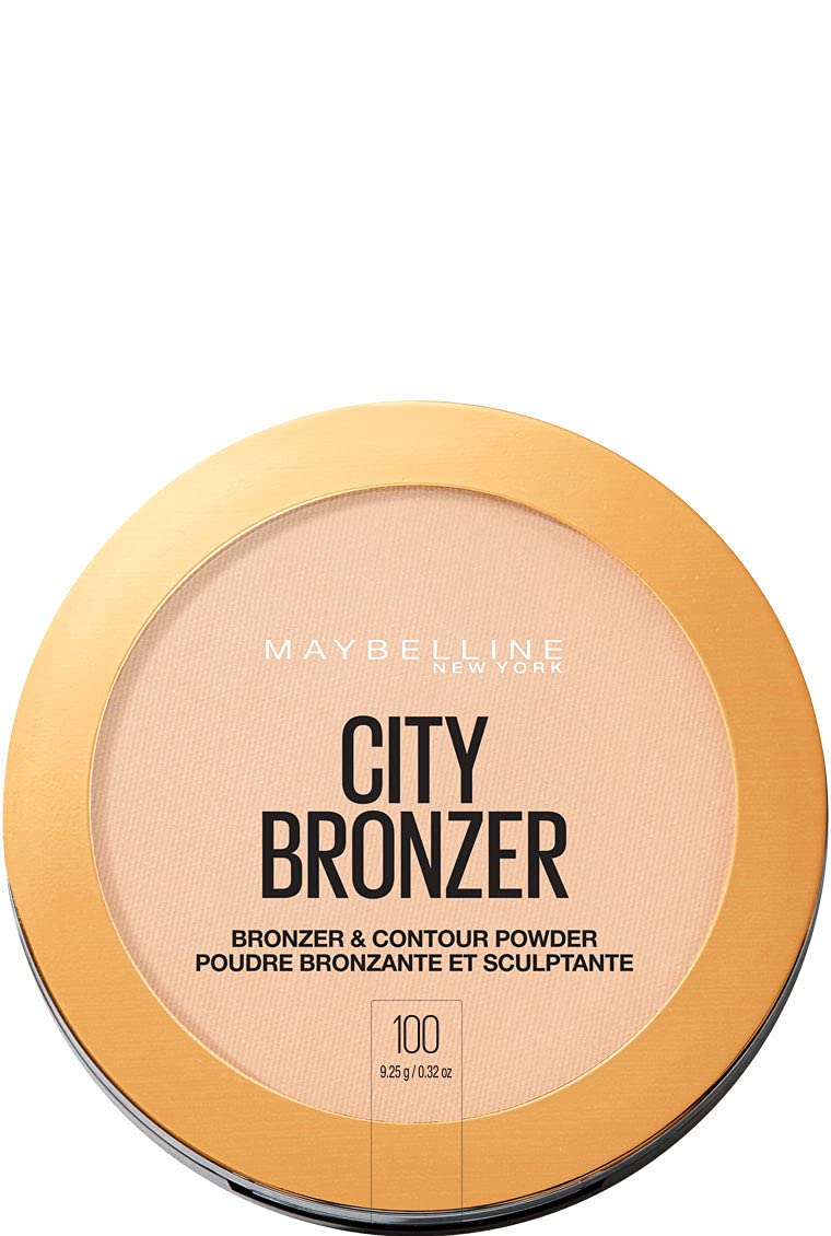 Maybelline City Bronzer compact offers velvety matte finish for natural daily glow.