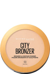 Maybelline City Bronzer compact offers velvety matte finish for natural daily glow.