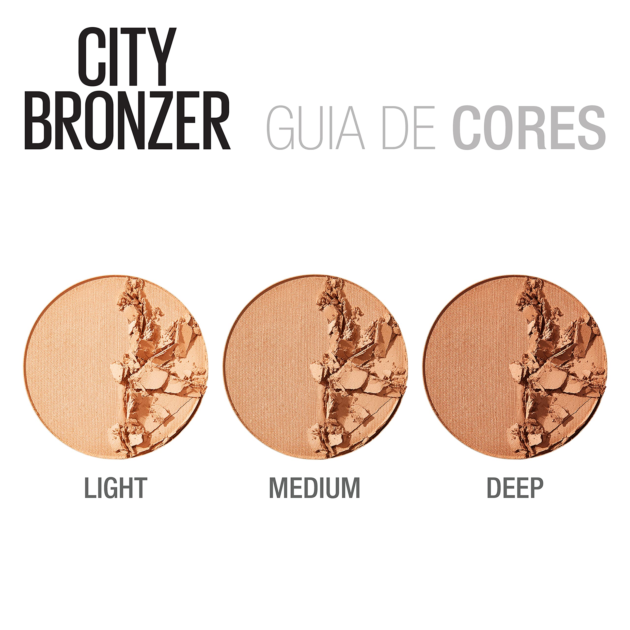 Maybelline City Bronzer glow shot highlights sun-kissed radiance with a lightweight formula.