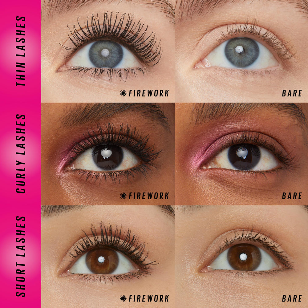 Maybelline clump-resistant formula keeps lashes separate during use.
