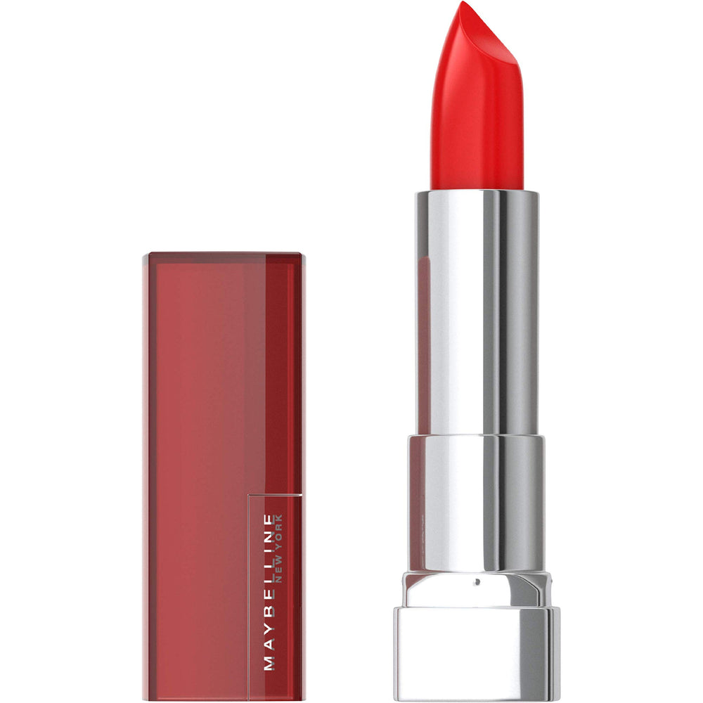 Maybelline Color Sensacional barra labial nude, acabado cremoso y suave.