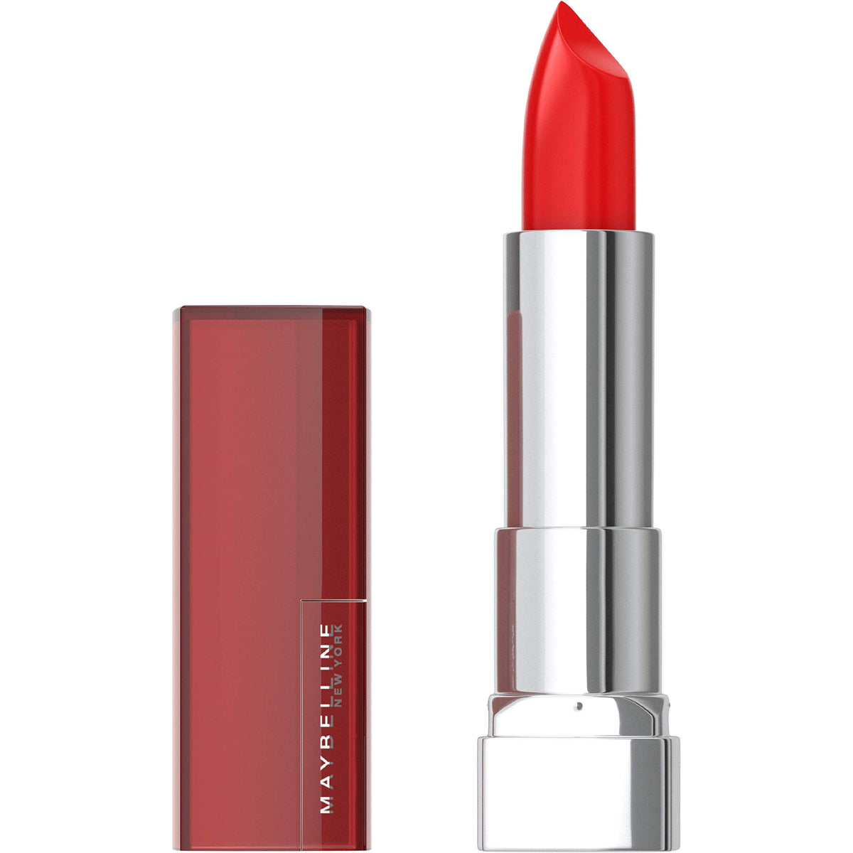 Maybelline Color Sensacional barra labial nude, acabado cremoso y suave.