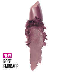 Maybelline Color Sensational creamy glide application highlights smooth lips and effortless color payoff.