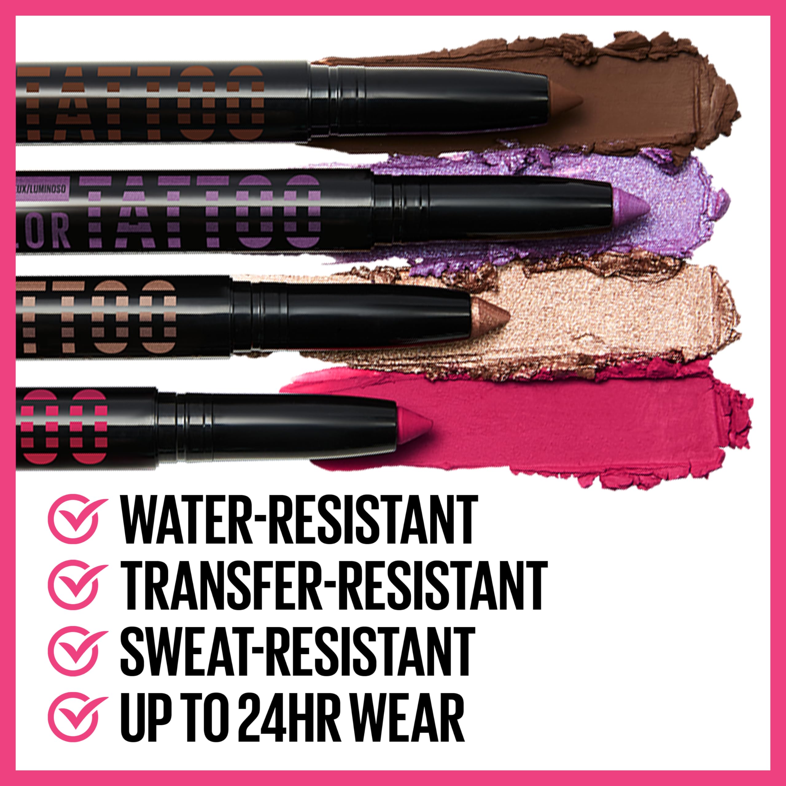 Maybelline Color Tattoo Stix Rust Matte, delineado suave y rápido
