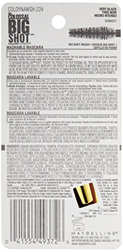 Maybelline Colossal-volume application from root to tip delivers instant lift.