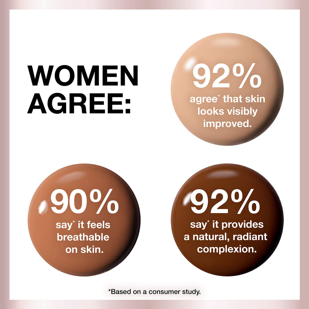 MAYBELLINE Dream Radiant Liquid with collagen supports skin's smooth, plump appearance.