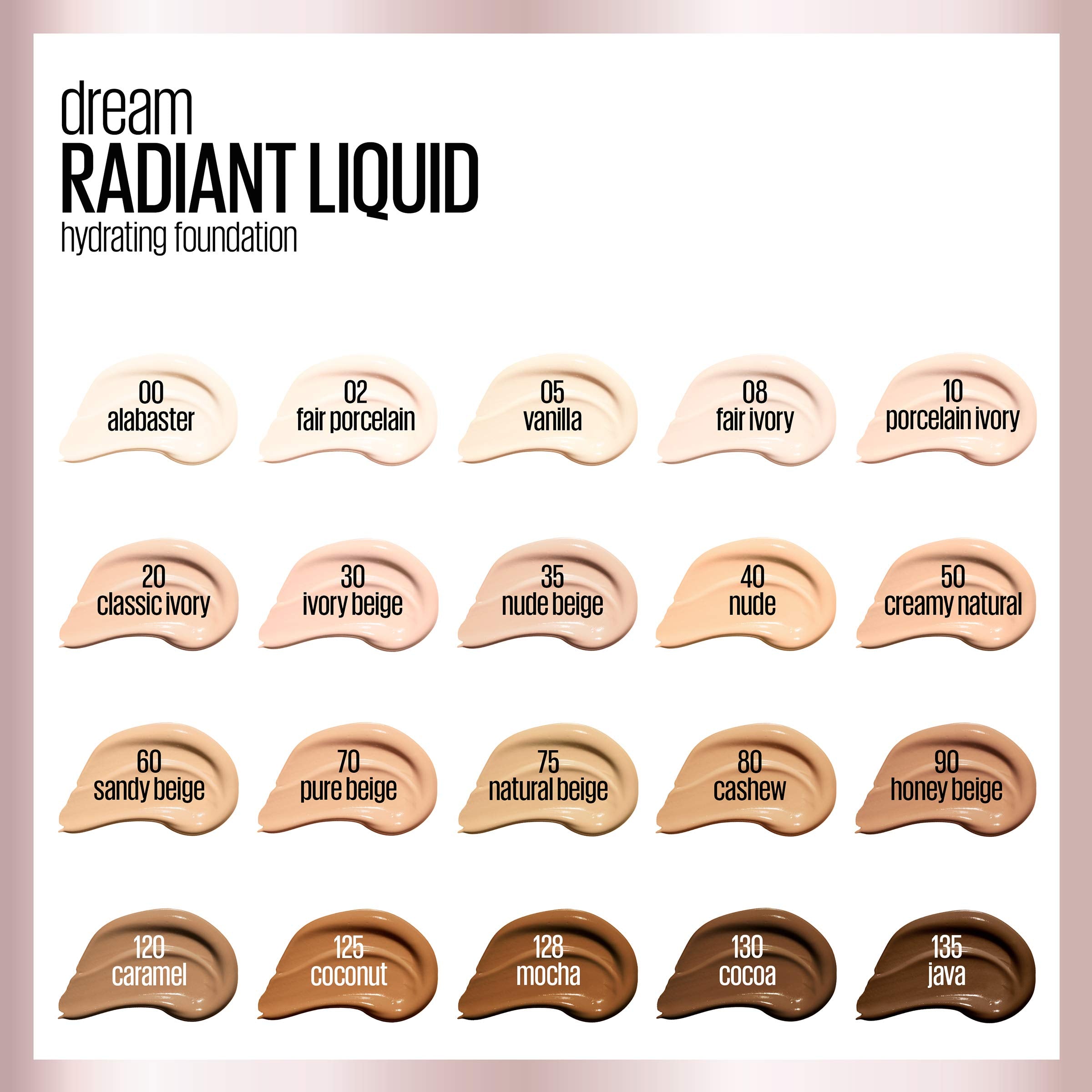 Maybelline Dream Radiant Liquid dermatologist-tested label on packaging.