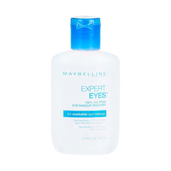Maybelline Expert Eyes oil-free remover bottle-pack for safe makeup removal.