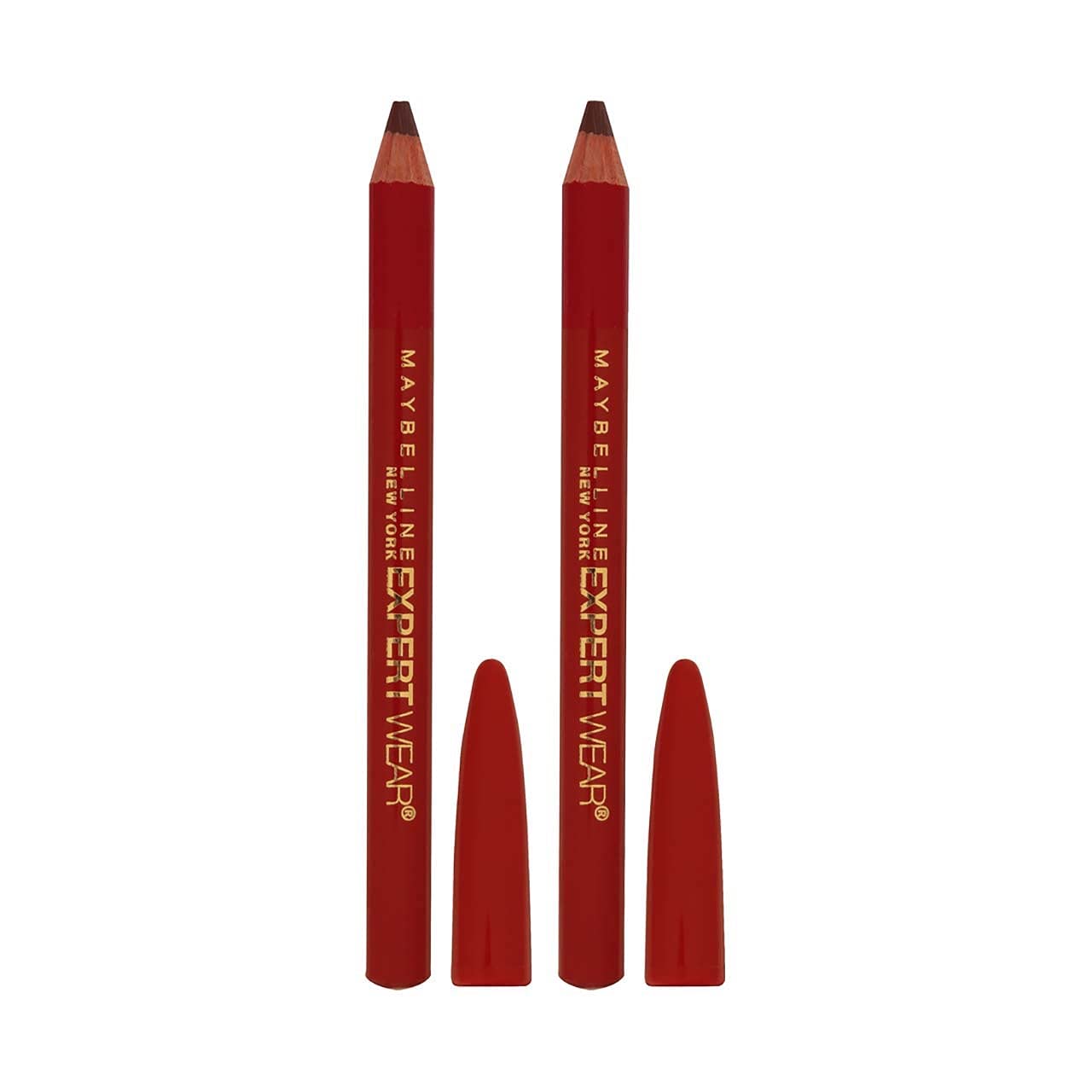 Maybelline Expert Wear packaging showing twin pencil duo