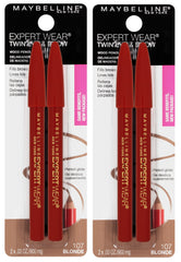 Maybelline Expert Wear Twin Brow and Eye Pencil Blonde pack 2 dual-purpose brow and eye definition