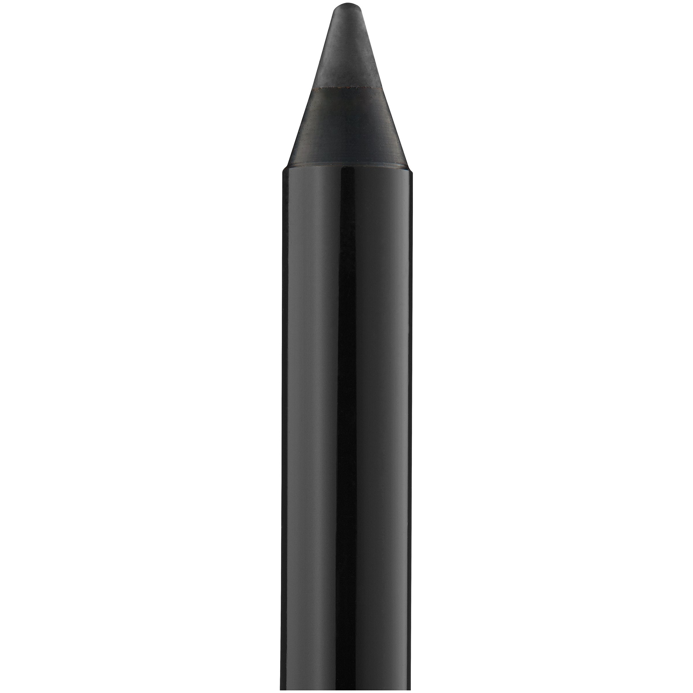 Maybelline Eyestudio Lasting Drama eye closeup Onyx demonstrates smooth glide for easy liner