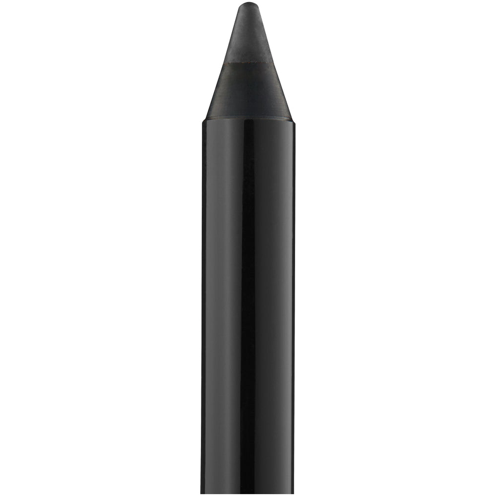 Maybelline Eyestudio Lasting Drama eye closeup Onyx demonstrates smooth glide for easy liner